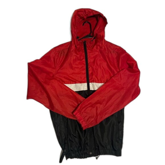 Active USA Other - Active USA Red and Black Windbreaker with Hood